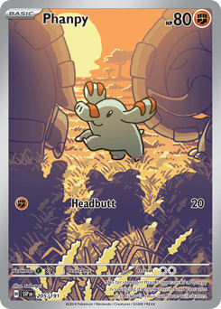 Phanpy 205/191, Surging Sparks