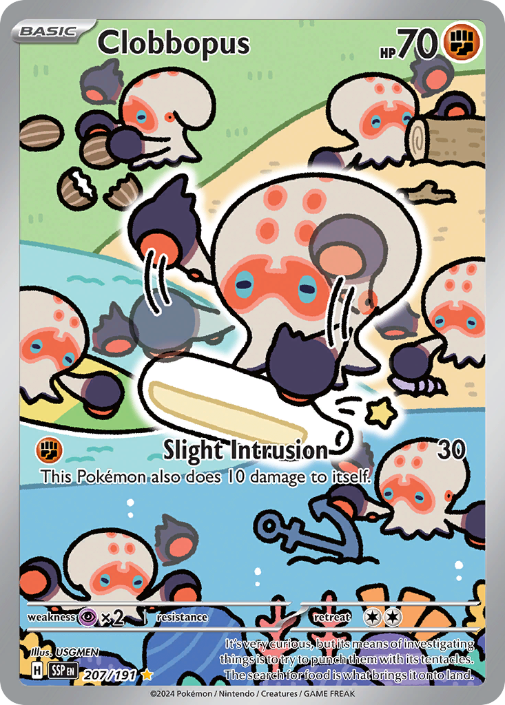 Clobbopus 207/191, Surging Sparks Pokémon card