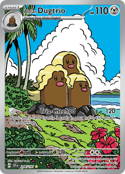 Alolan Dugtrio 208/191, Surging Sparks