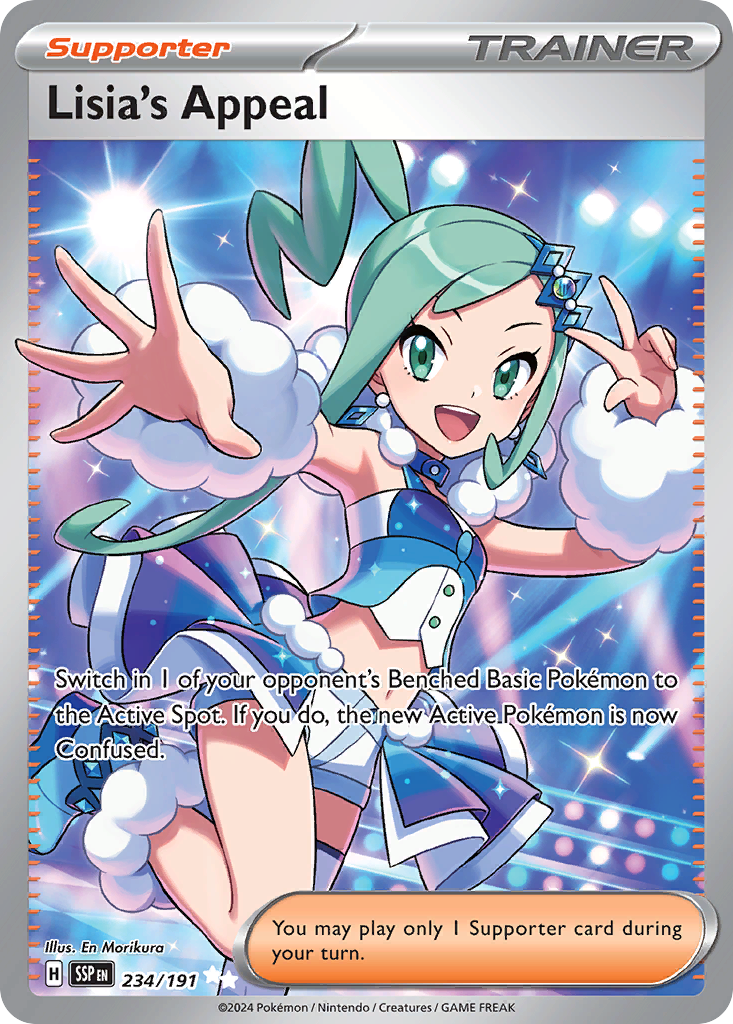 Lisia's Appeal 234/191, Surging Sparks Pokémon card
