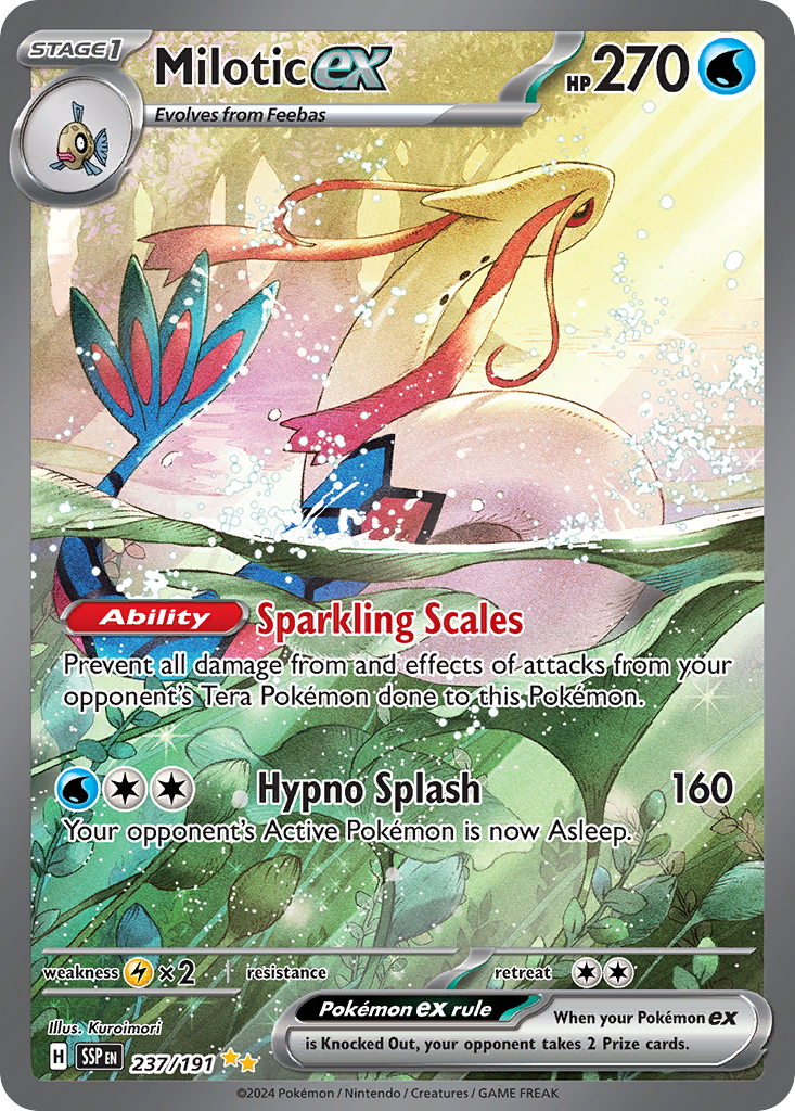 Milotic ex 237/191, Surging Sparks Pokémon card