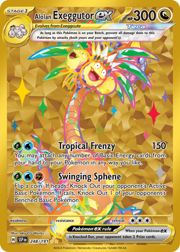Alolan Exeggutor ex 248/191 from Surging Sparks