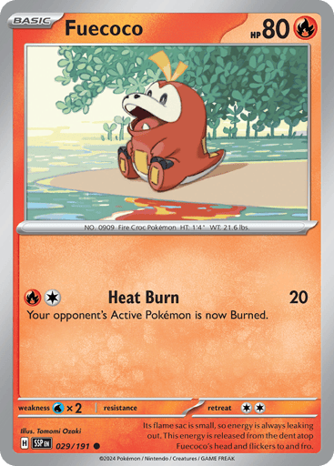 Fuecoco 29/191 from Surging Sparks