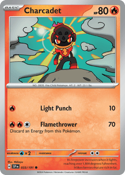 Charcadet 33/191, Surging Sparks