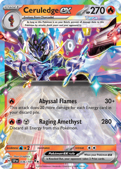 Ceruledge ex 36/191, Surging Sparks
