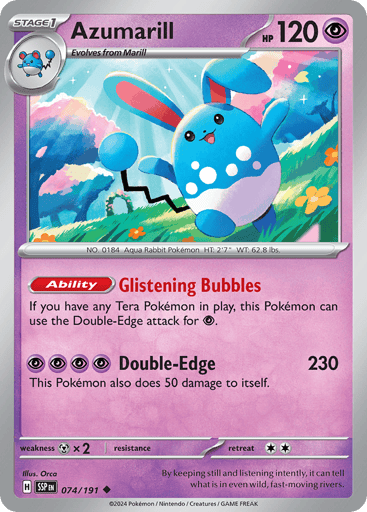 Azumarill 74/191 from Surging Sparks