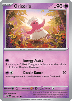 Oricorio 89/191, Surging Sparks