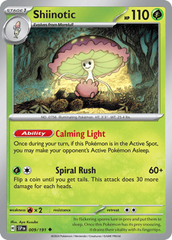 Shiinotic 9/191, Surging Sparks