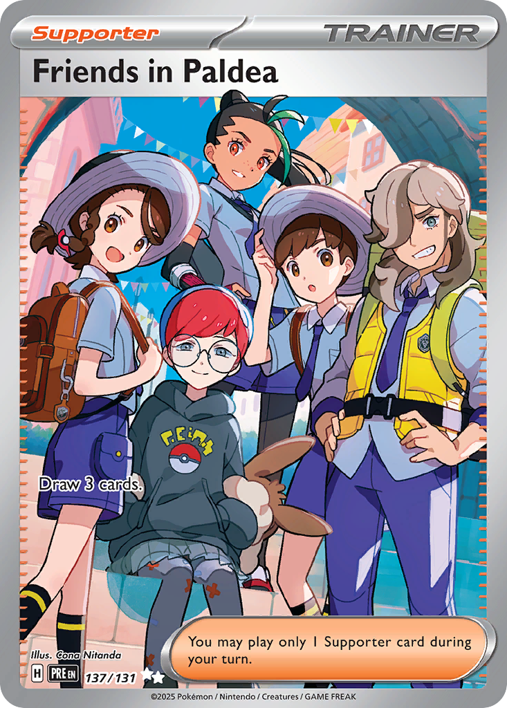 Friends in Paldea 137/131, Prismatic Evolutions Pokémon card