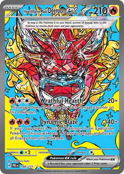 Hearthflame Mask Ogerpon ex 148/131, Prismatic Evolutions