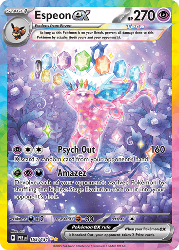 Espeon ex 155/131 from Prismatic Evolutions