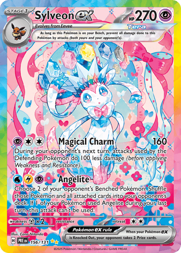 Sylveon ex 156/131 from Prismatic Evolutions