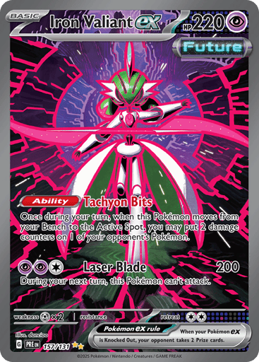 Iron Valiant ex 157/131 from Prismatic Evolutions