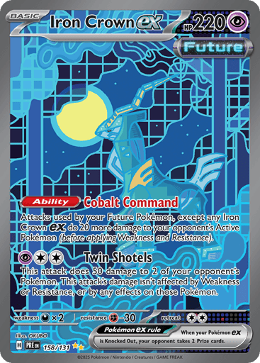 Iron Crown ex 158/131 from Prismatic Evolutions