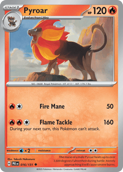 Pyroar 16/131, Prismatic Evolutions