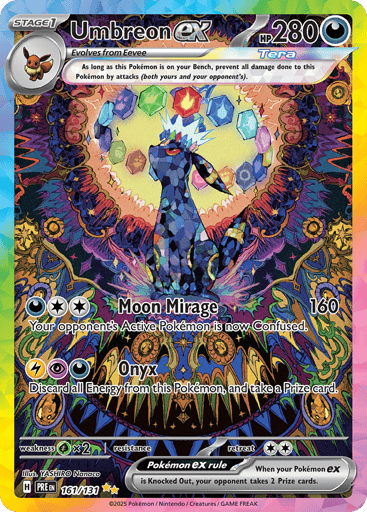 Umbreon ex 161/131 from Prismatic Evolutions