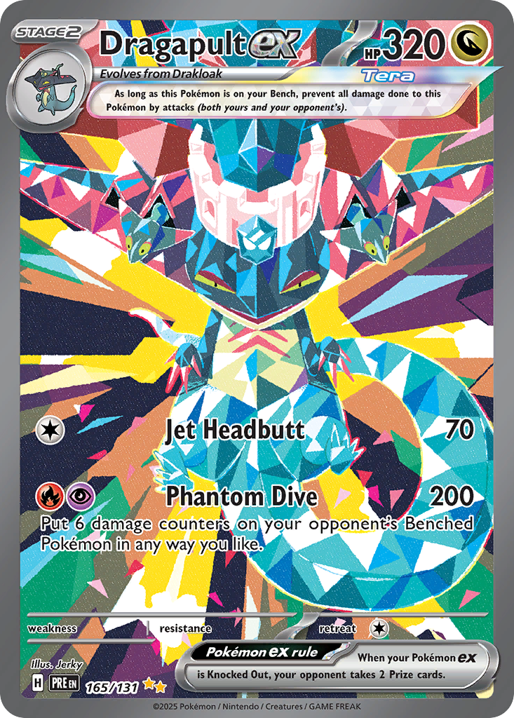 Dragapult ex 165/131, Prismatic Evolutions Pokémon card