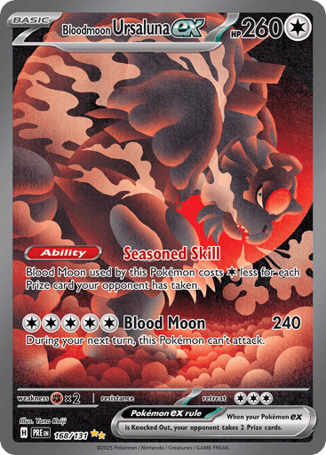 Bloodmoon Ursaluna ex 168/131 from Prismatic Evolutions