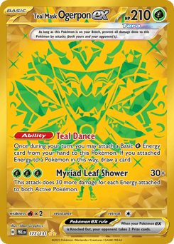 Teal Mask Ogerpon ex 177/131, Prismatic Evolutions