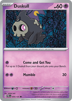 Duskull 35/131, Prismatic Evolutions