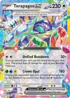 Terapagos ex 92/131, Prismatic Evolutions
