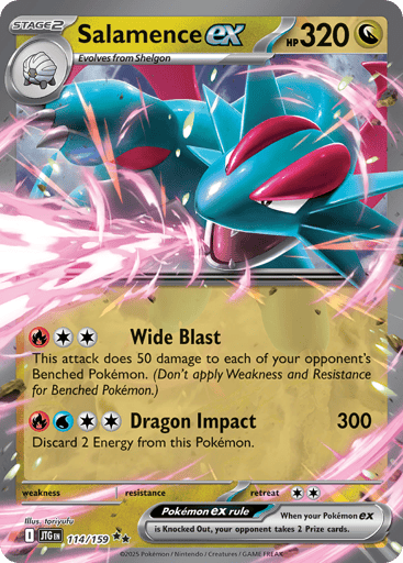 Salamence ex 114/159 from Journey Together