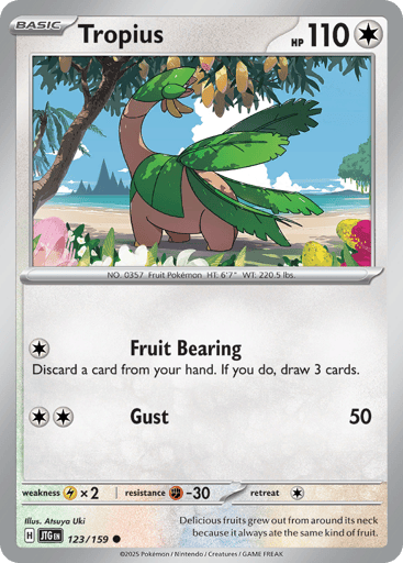 Tropius 123/159 from Journey Together