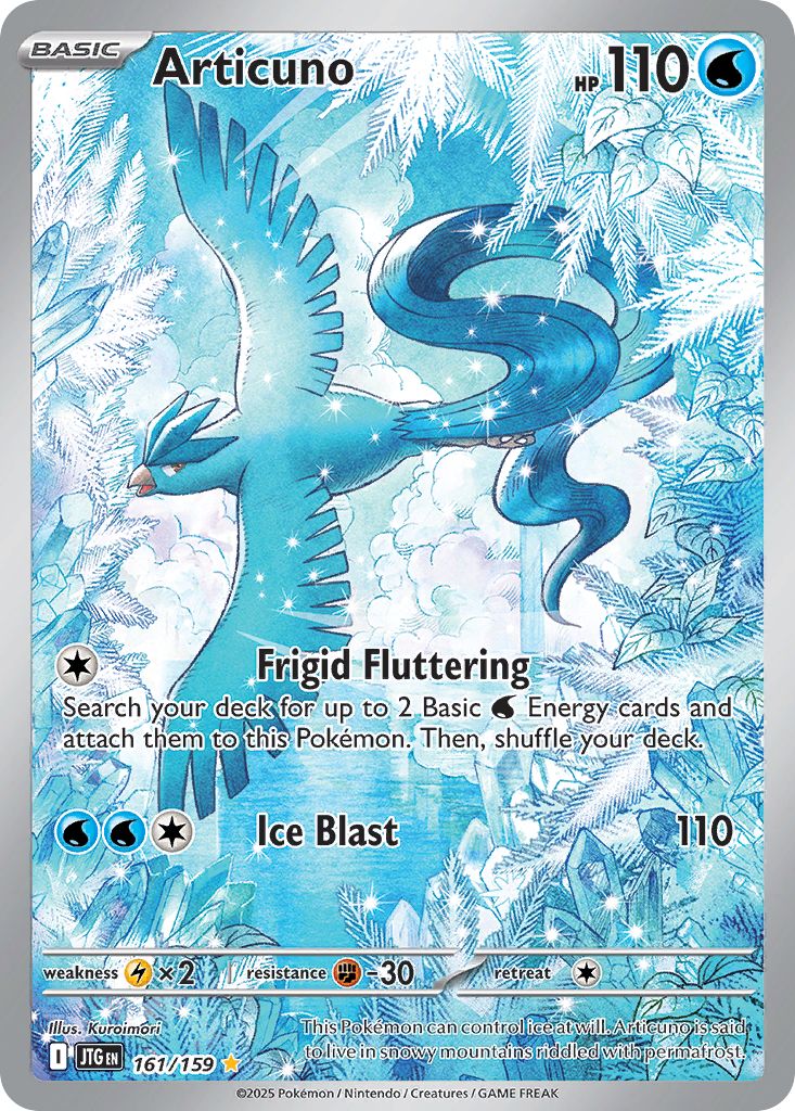 Articuno 161/159, Journey Together Pokémon card