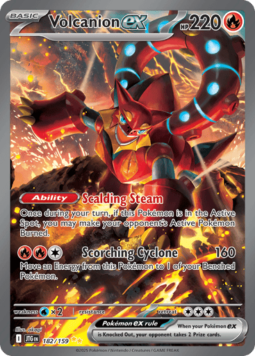 Volcanion ex 182/159 from Journey Together