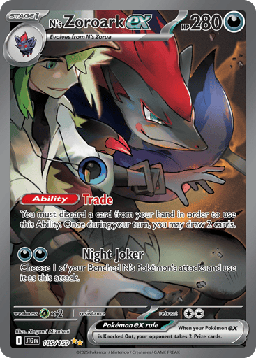 N's Zoroark ex 185/159 from Journey Together