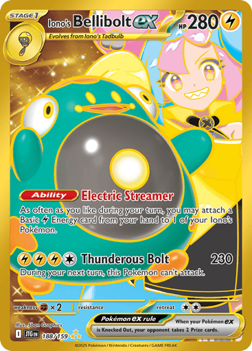 Iono's Bellibolt ex 188/159 from Journey Together