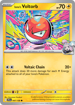Iono's Voltorb 47/159 Journey Together