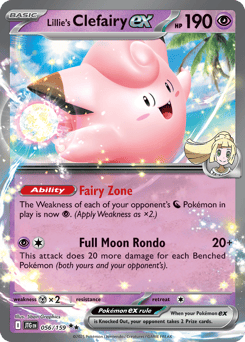 Lillie's Clefairy ex 56/159 Journey Together