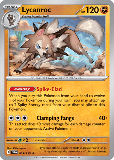 Lycanroc 85/159 from Journey Together