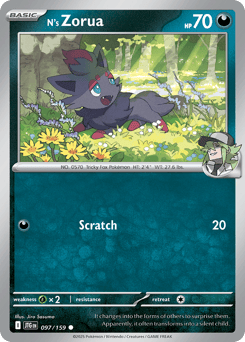 N's Zorua 97/159 Journey Together