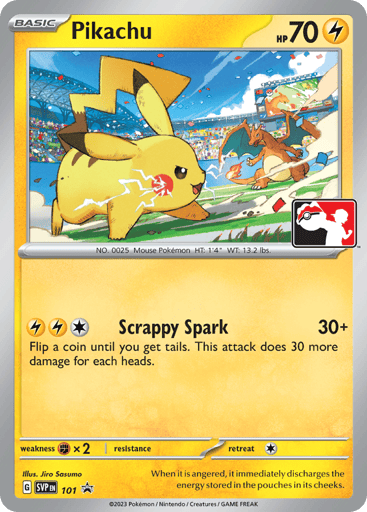 Pikachu 101/224 from Scarlet & Violet Black Star Promos