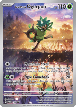 Teal Mask Ogerpon 123/224, Scarlet & Violet Black Star Promos
