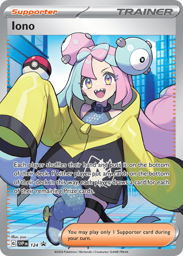 Iono 124/224 from Scarlet & Violet Black Star Promos