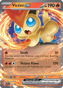 Victini ex 142/224, Scarlet & Violet Black Star Promos