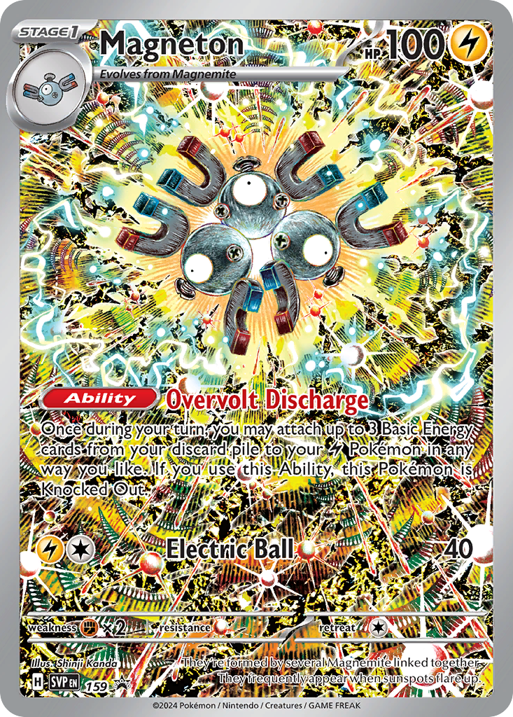 Magneton 159/224, Scarlet & Violet Black Star Promos Pokémon card
