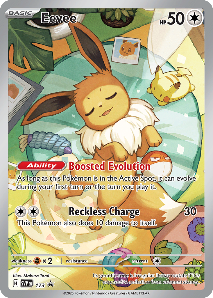 Eevee 173/224, Scarlet & Violet Black Star Promos Pokémon card