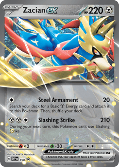 Zacian ex 198/224, Scarlet & Violet Black Star Promos