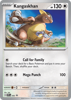 Kangaskhan 202/224, Scarlet & Violet Black Star Promos