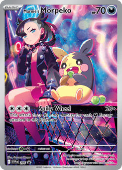 Marnie's Morpeko 206/224 Scarlet & Violet Black Star Promos