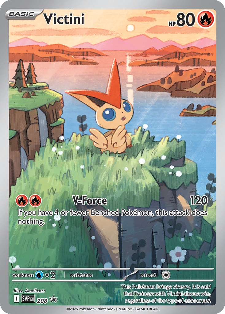 Victini 208/224, Scarlet & Violet Black Star Promos Pokémon card
