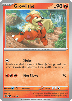 Growlithe 24/224, Scarlet & Violet Black Star Promos