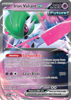 Iron Valiant ex 68/224, Scarlet & Violet Black Star Promos