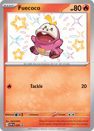 Fuecoco 79/224 from Scarlet & Violet Black Star Promos