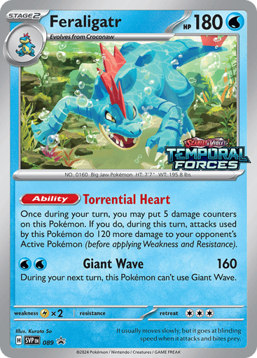 Feraligatr 89/224 from Scarlet & Violet Black Star Promos