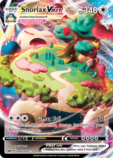Snorlax VMAX 142/202 from Sword & Shield